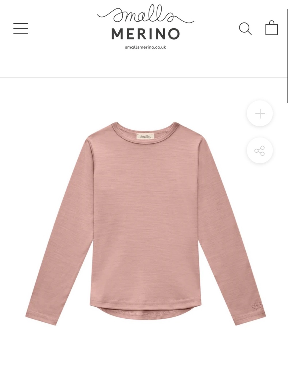 Merino wool long sleeve shirt